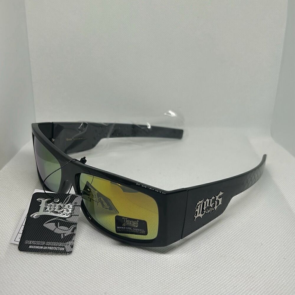 Locs Mens Mirrored Hardcore Sunglasses